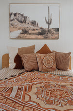 Load image into Gallery viewer, Pillowcase on bed, cactus picture on wall
